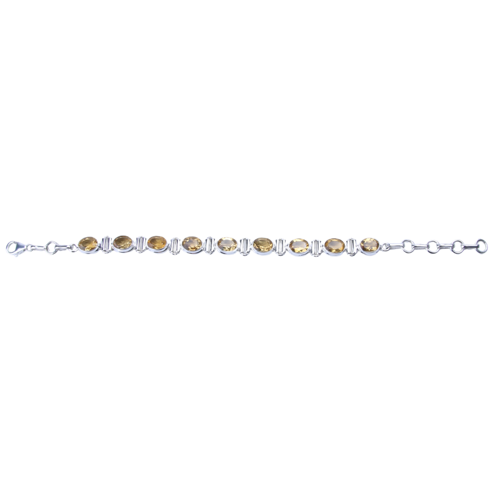 Zilveren armband Citrien - 1