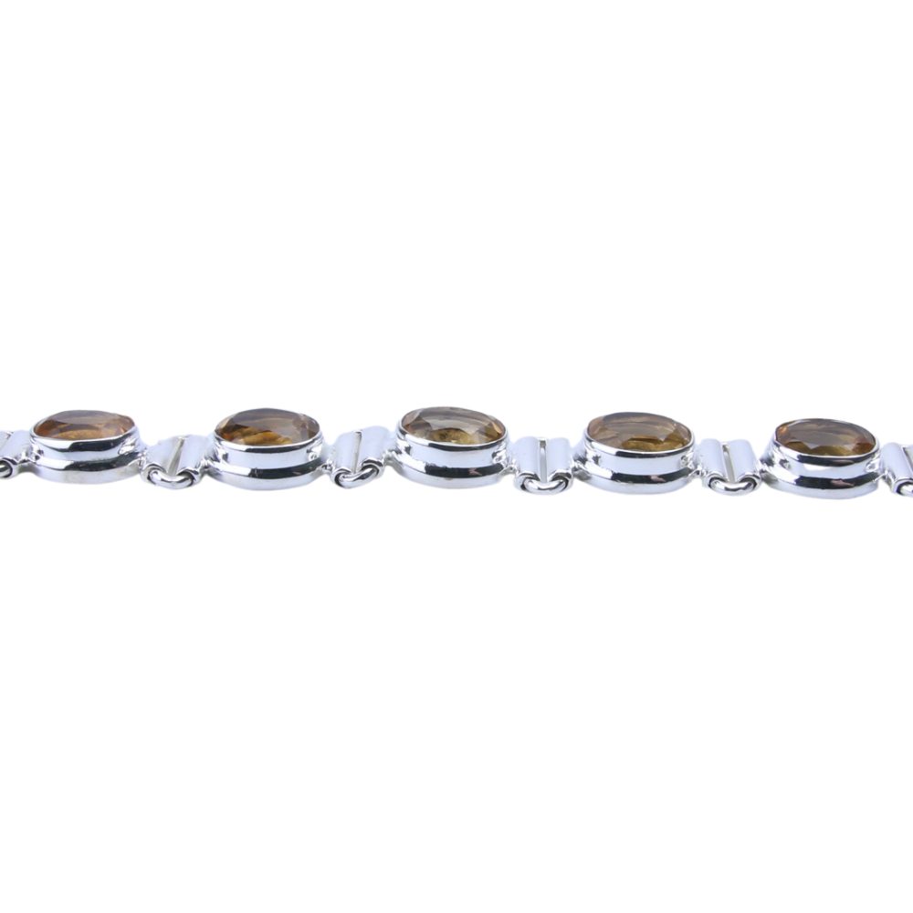Zilveren armband Citrien - 1