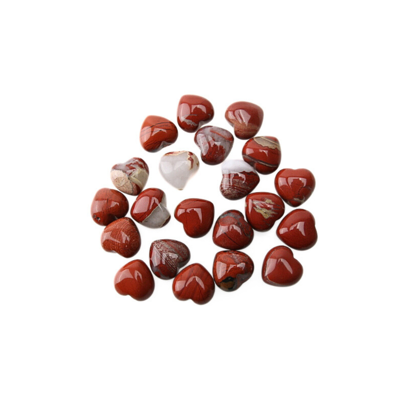 Jaspis Rood Hartje mini