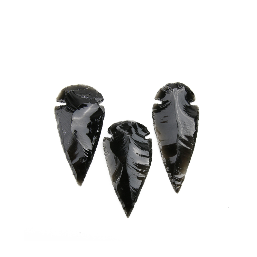 Obsidiaan Pijlpunt met koord