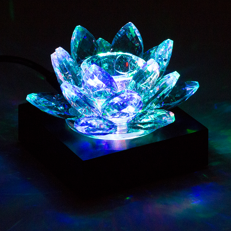 Lotus kaarshouder kristal S