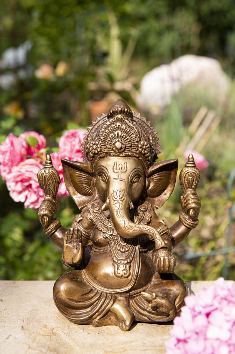 Ganesha messing 24 cm