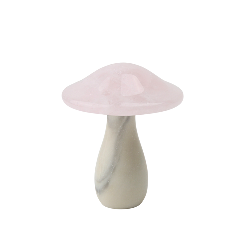 Rozenkwarts met Jade Ivory Paddenstoel - 4
