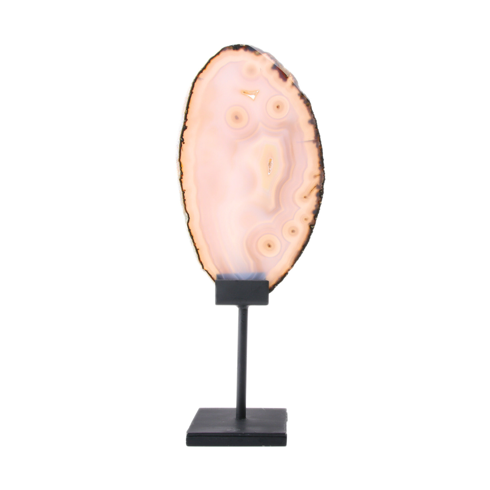 Agaat schijf op standaard - 4