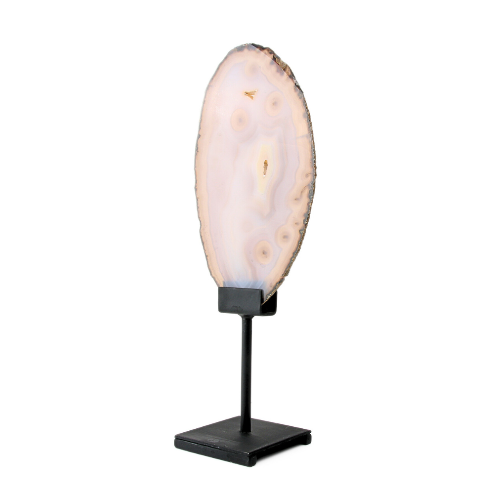 Agaat schijf op standaard - 4