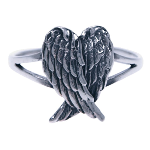 Zilveren ring Vleugels