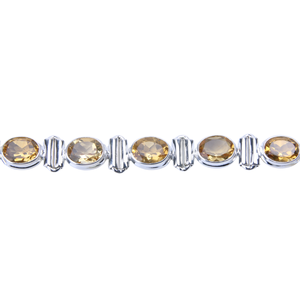 Zilveren armband Citrien - 2