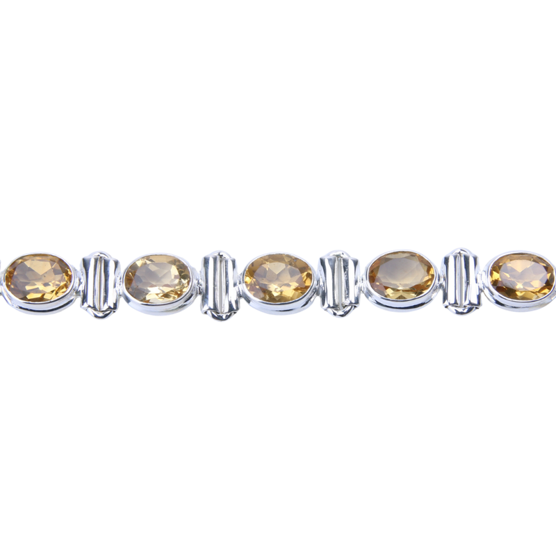 Zilveren armband Citrien - 2