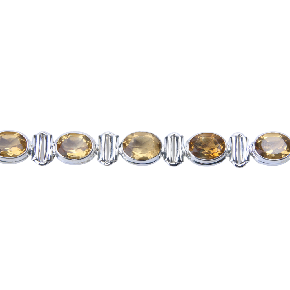 Zilveren armband Citrien - 3