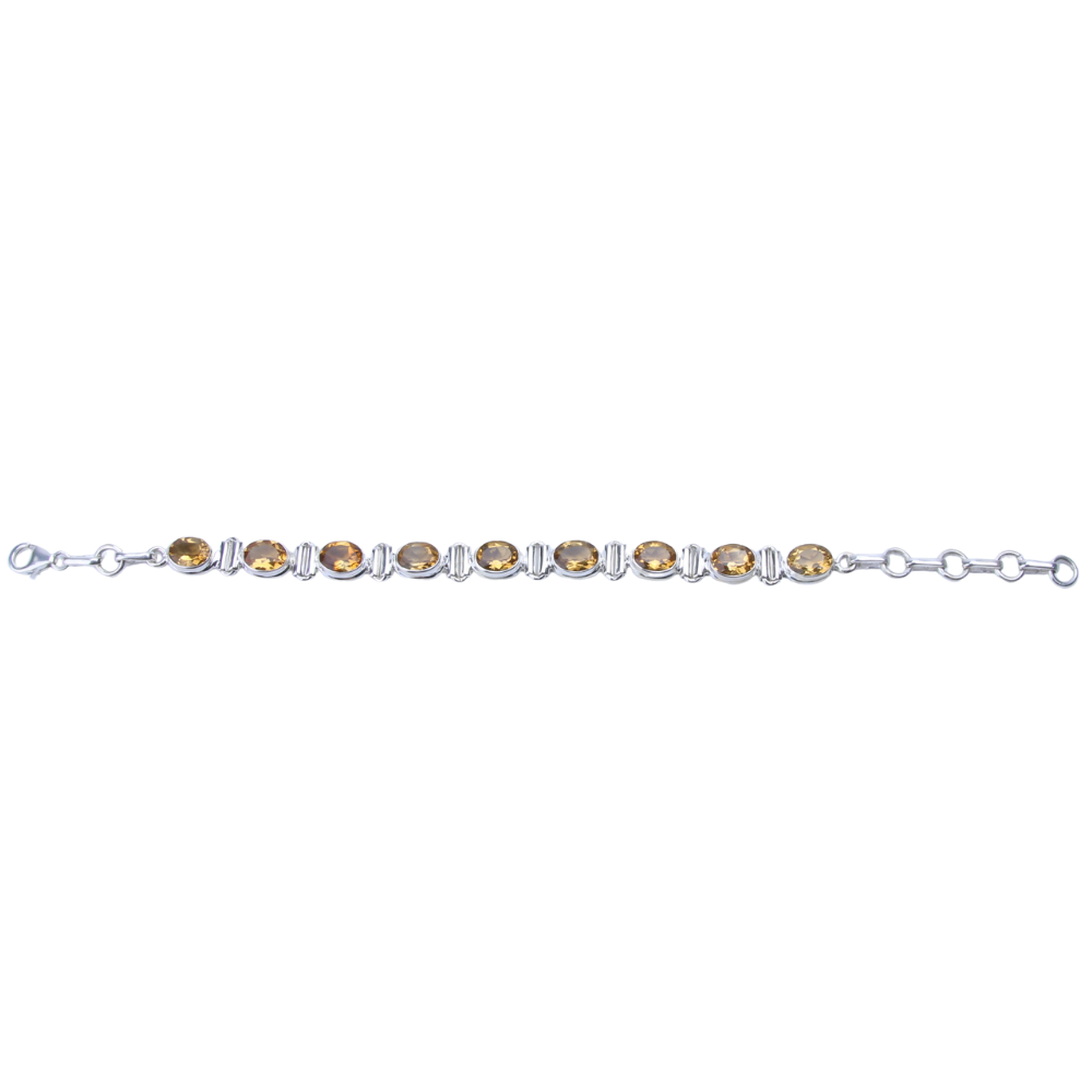Zilveren armband Citrien - 4