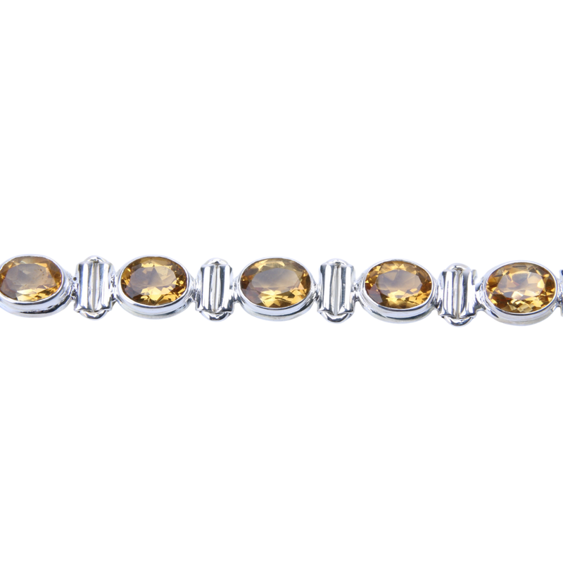 Zilveren armband Citrien - 4