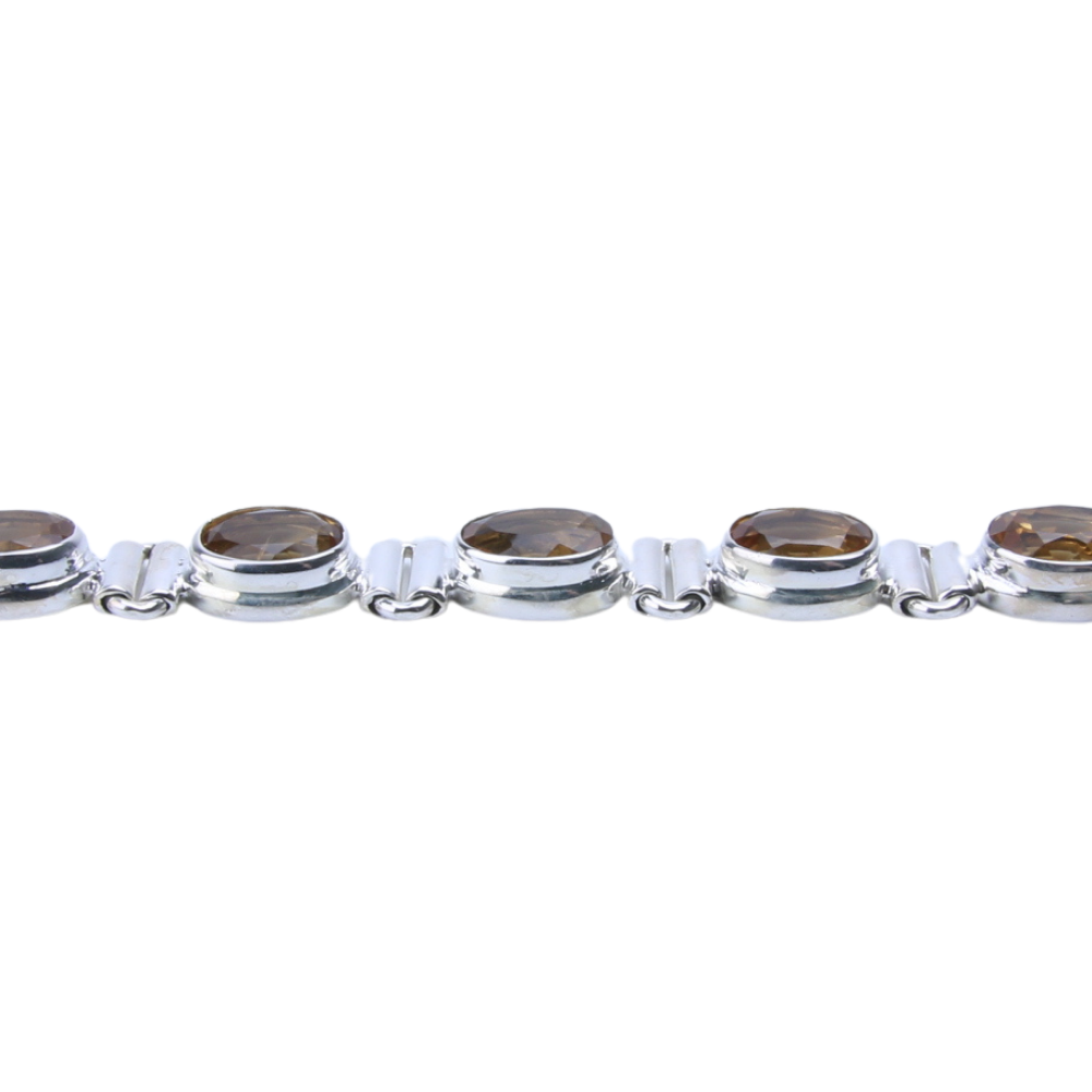 Zilveren armband Citrien - 4