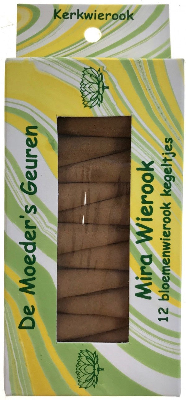 Kerkwierook (100% olibanum hars) 12 kegeltjes