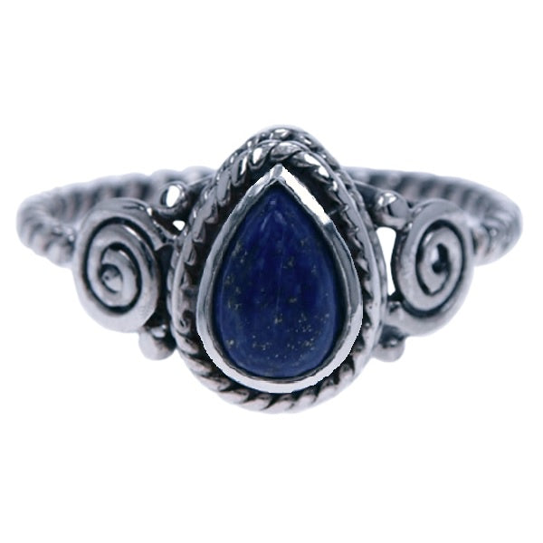 Zilveren ring Lapis Lazuli 2