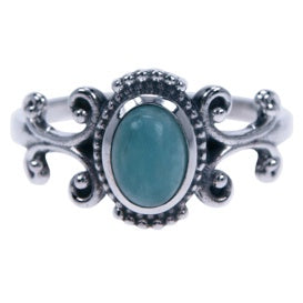 Zilveren ring Amazoniet 3