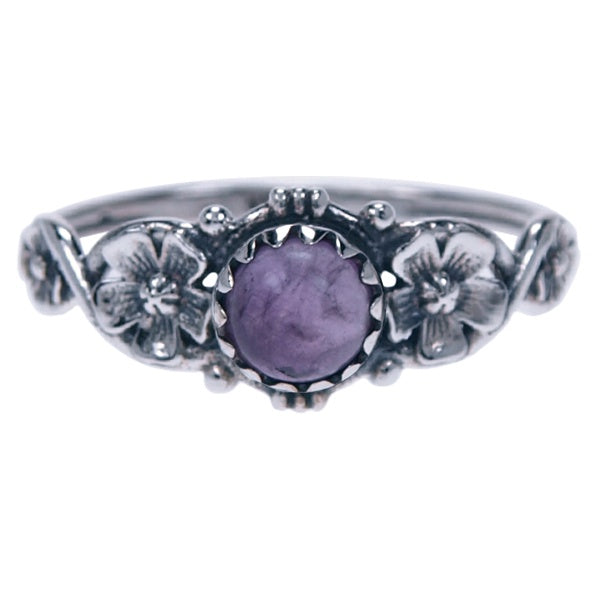 Zilveren ring Amethist 2