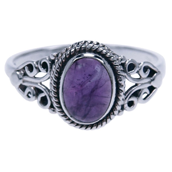 Zilveren ring Amethist - 5