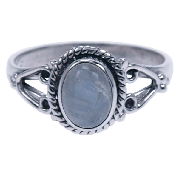 Zilveren ring Maansteen 1