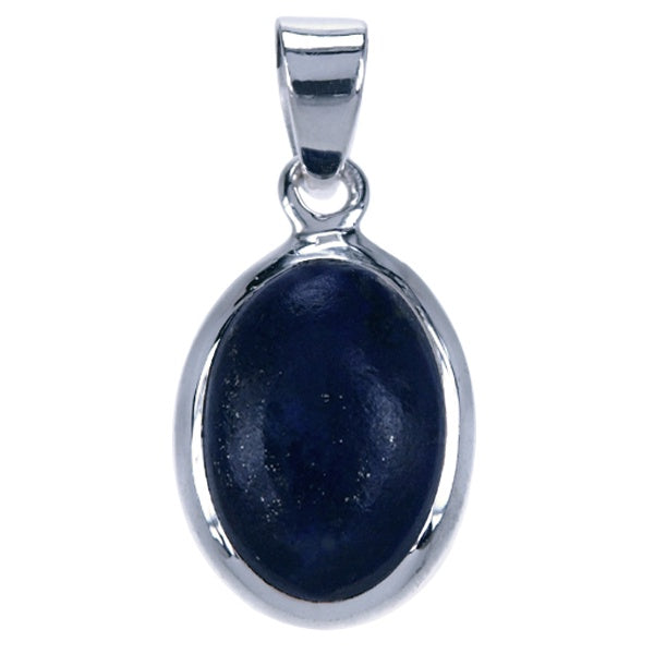 Zilveren hanger Lapis Lazuli