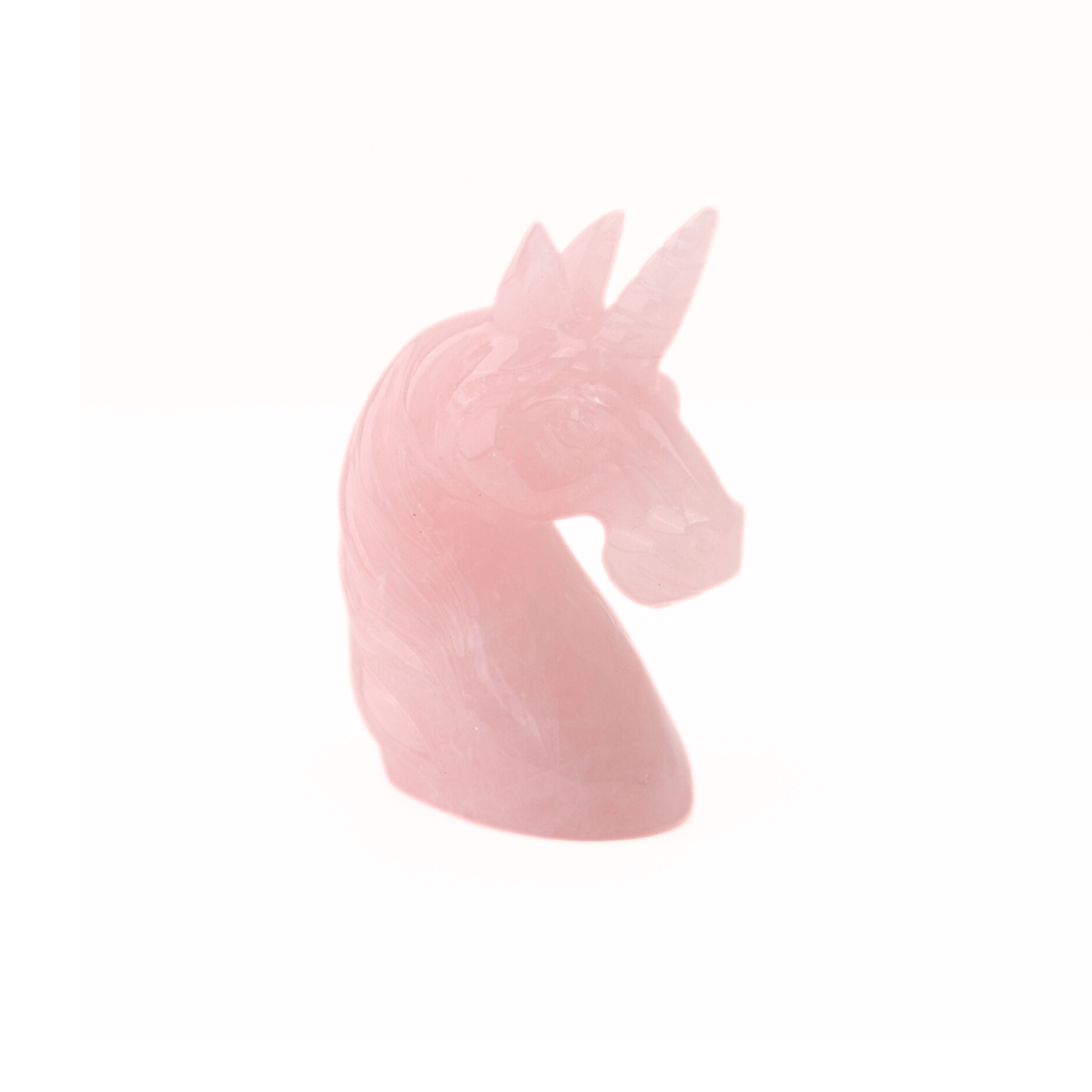 Royaal Rozenkwarts Eenhoornhoofd