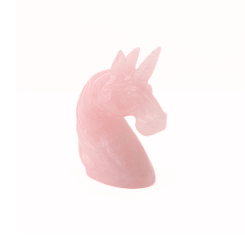 Royaal Rozenkwarts Eenhoornhoofd