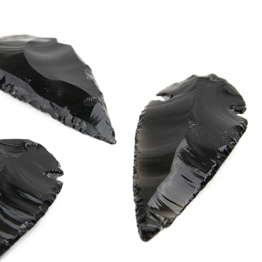 Obsidiaan Pijlpunt met koord
