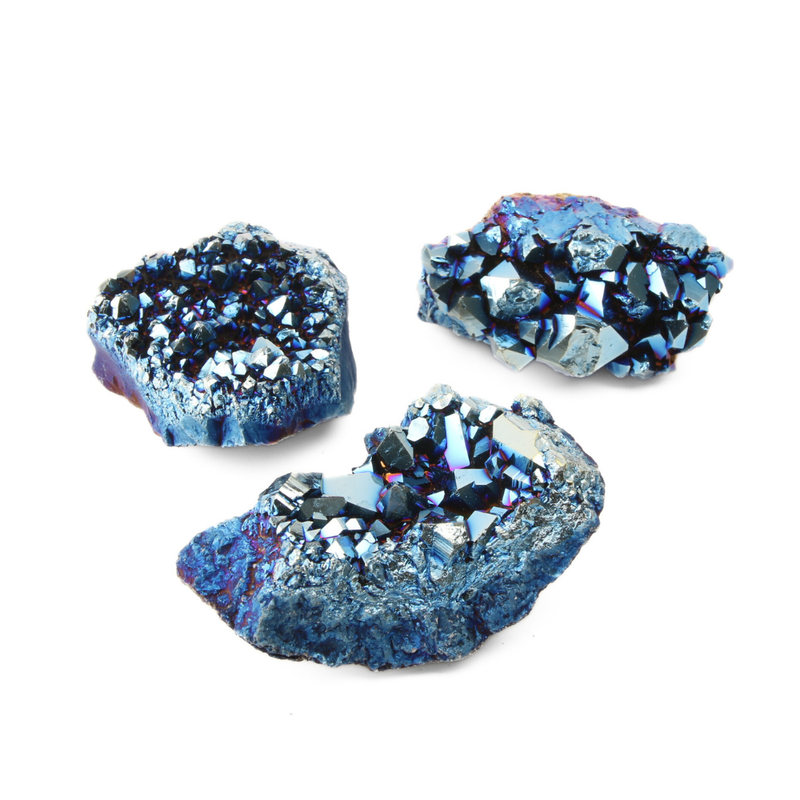 Titanium Aura Amesthist Ruw Set - 4