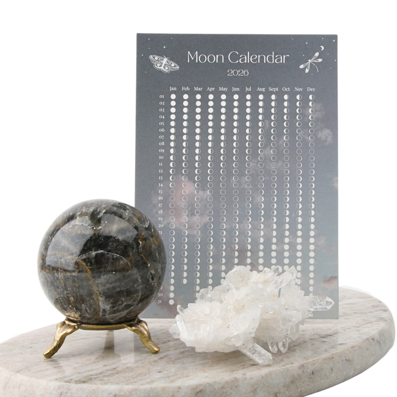 Maankalender 2026 postkaart - A6