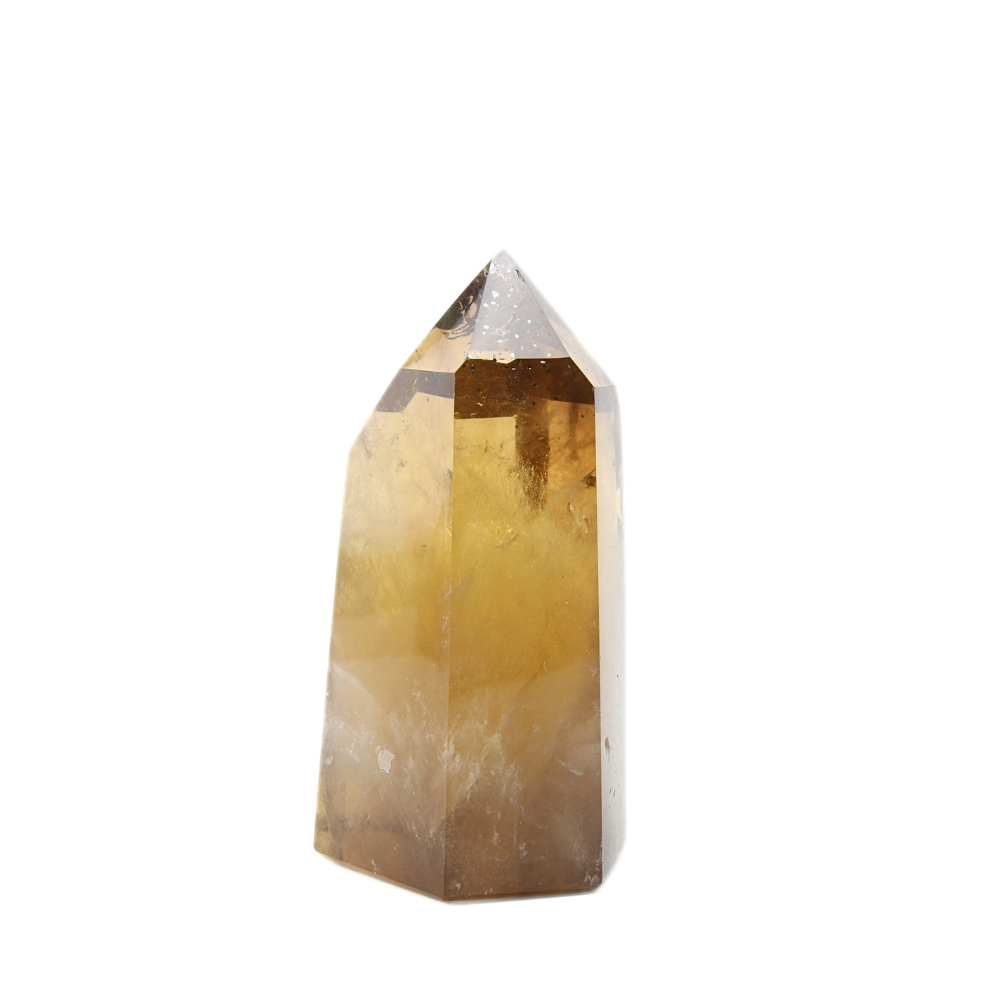 Citrien met Hematiet Punt - 2