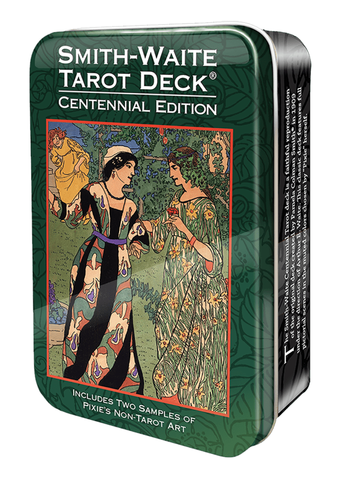 Smith-Waite Centennial Tarot Deck in a Tin