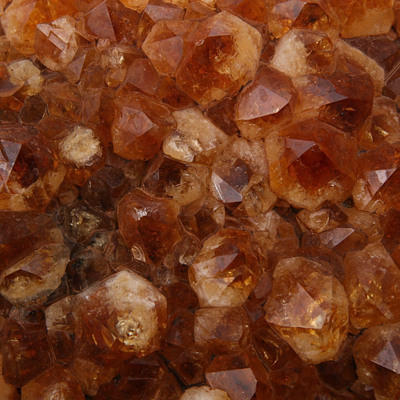 Gebrande Amethist - ‘Citrien’ Ruw Hart – 4