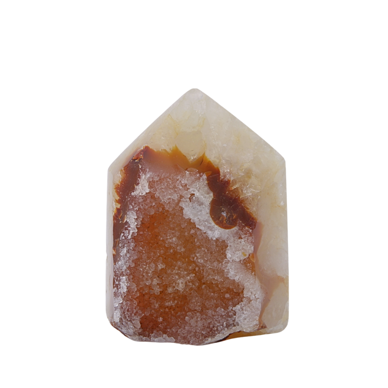 Druzy Agaat toren punt - 3