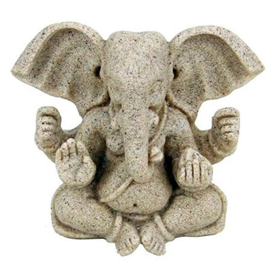 Ganesha beeld resin met zandstructuur