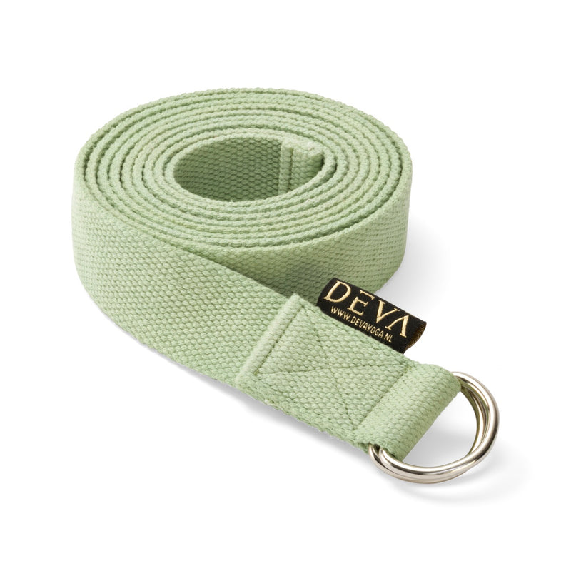 Deva Yoga - Yoga riem - Light Green