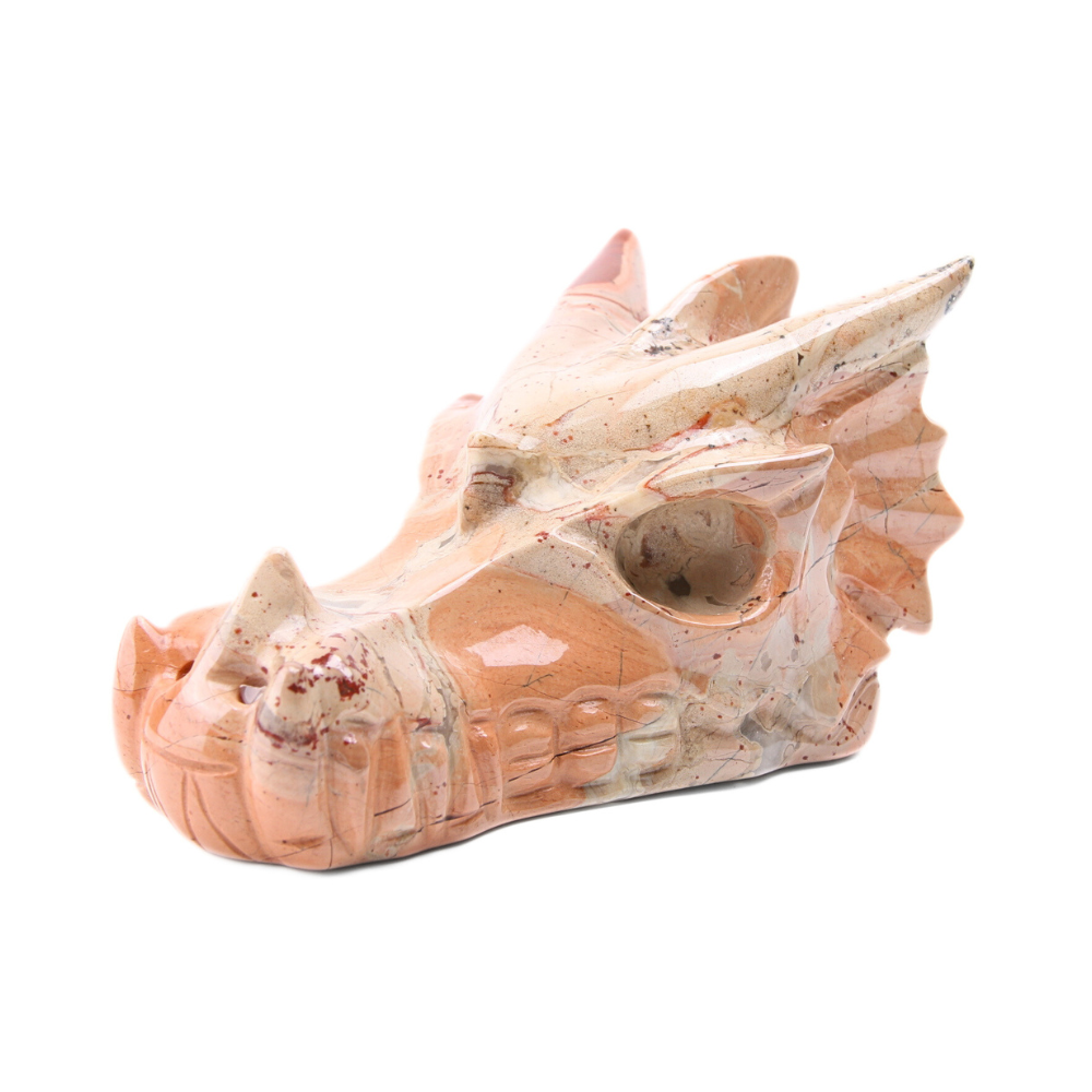 Rode Jaspis Drakenskull - 2