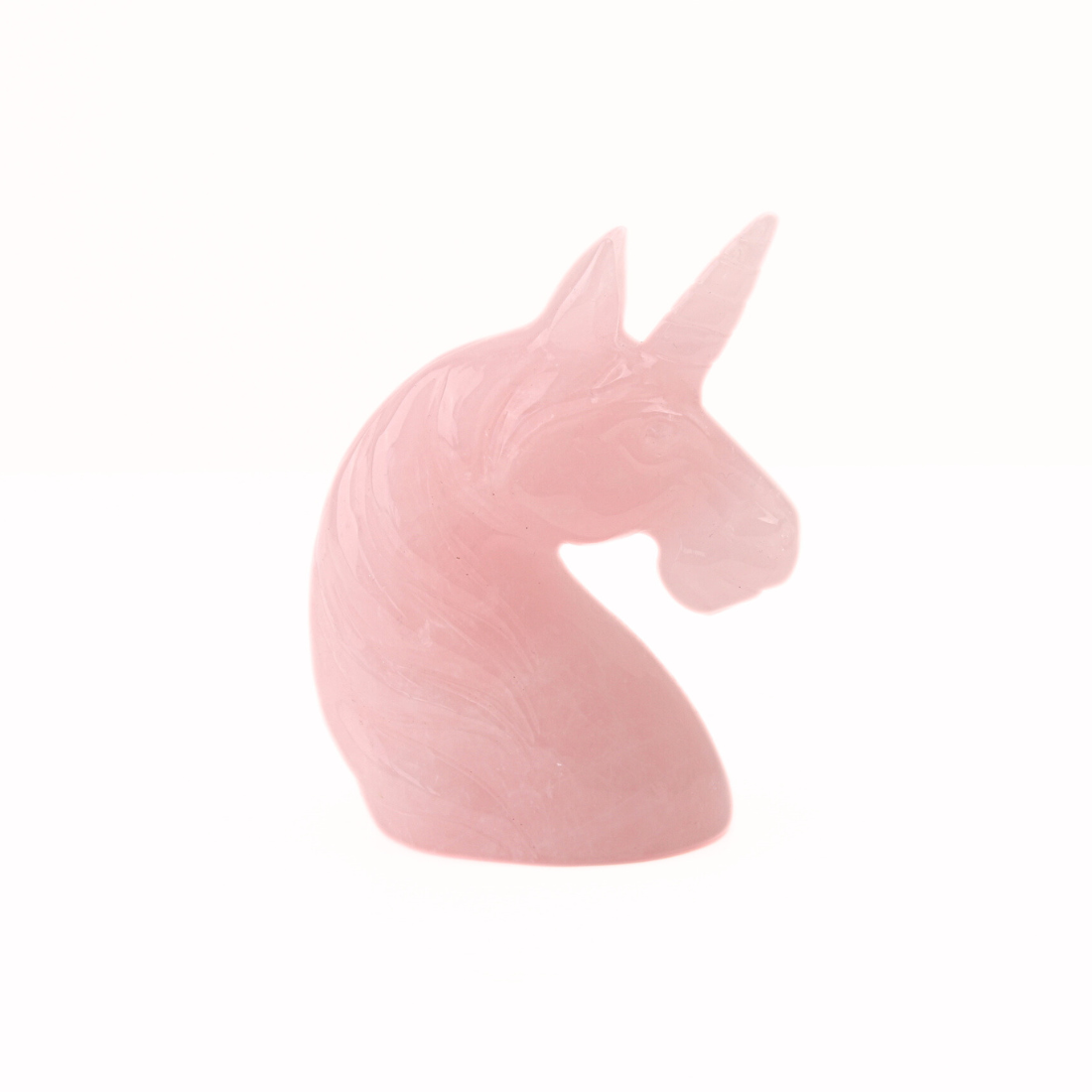 Royaal Rozenkwarts Eenhoornhoofd