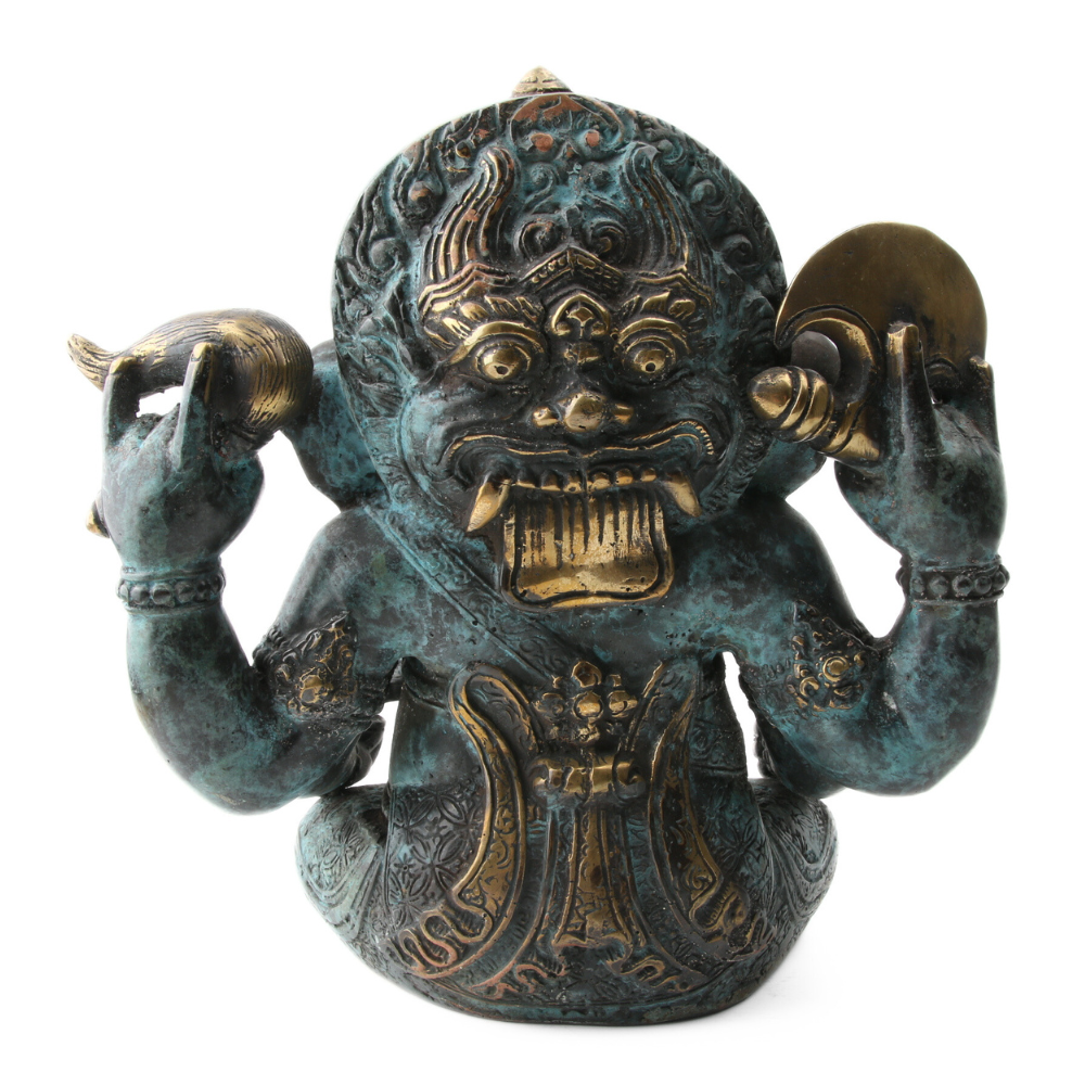 Ganesha Messing Patina Large
