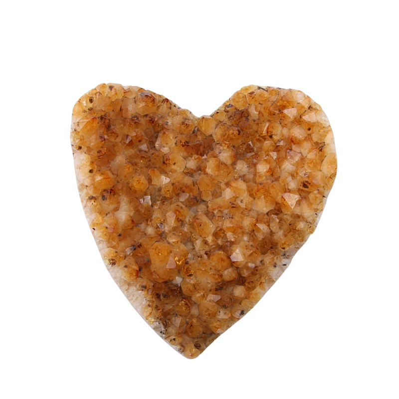 Gebrande Amethist - ‘Citrien’ Ruw Hart – 5