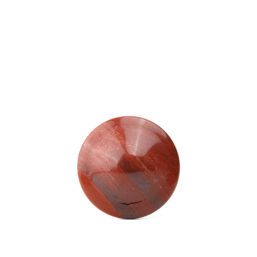 Jaspis Rood met Jade Ivory Paddenstoel - 5