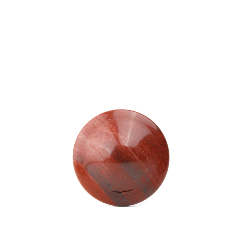 Jaspis Rood met Jade Ivory Paddenstoel - 5