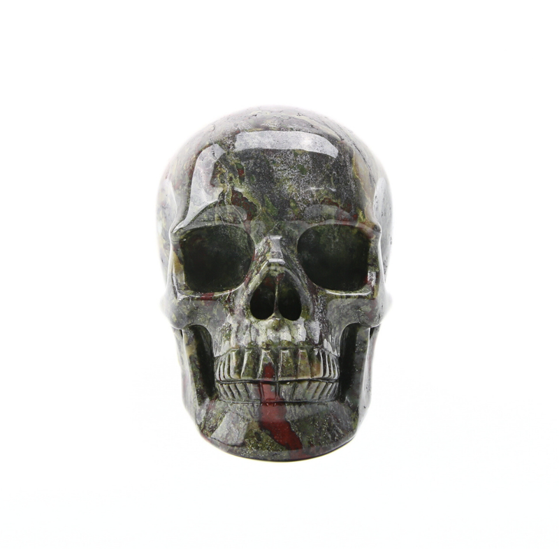 Jaspis Drakenbloed Skull - 3