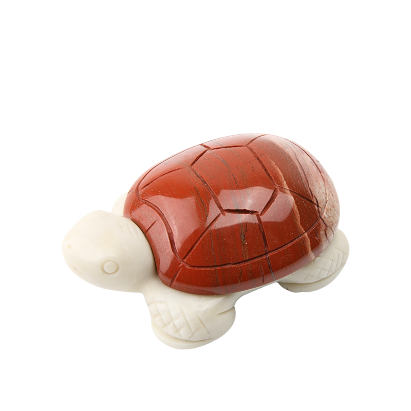 Jaspis Rood met Jade Ivory Schildpad - 6