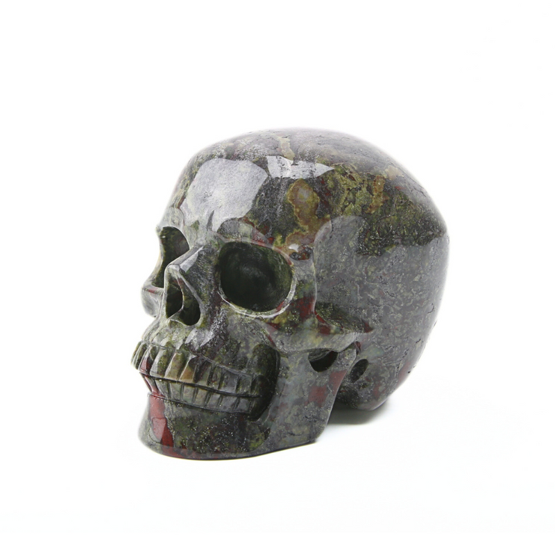 Jaspis Drakenbloed Skull - 3