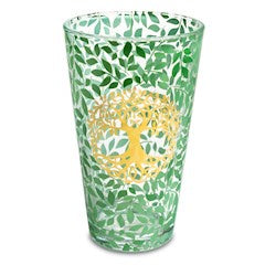 Drinkglas Levensboom groen *