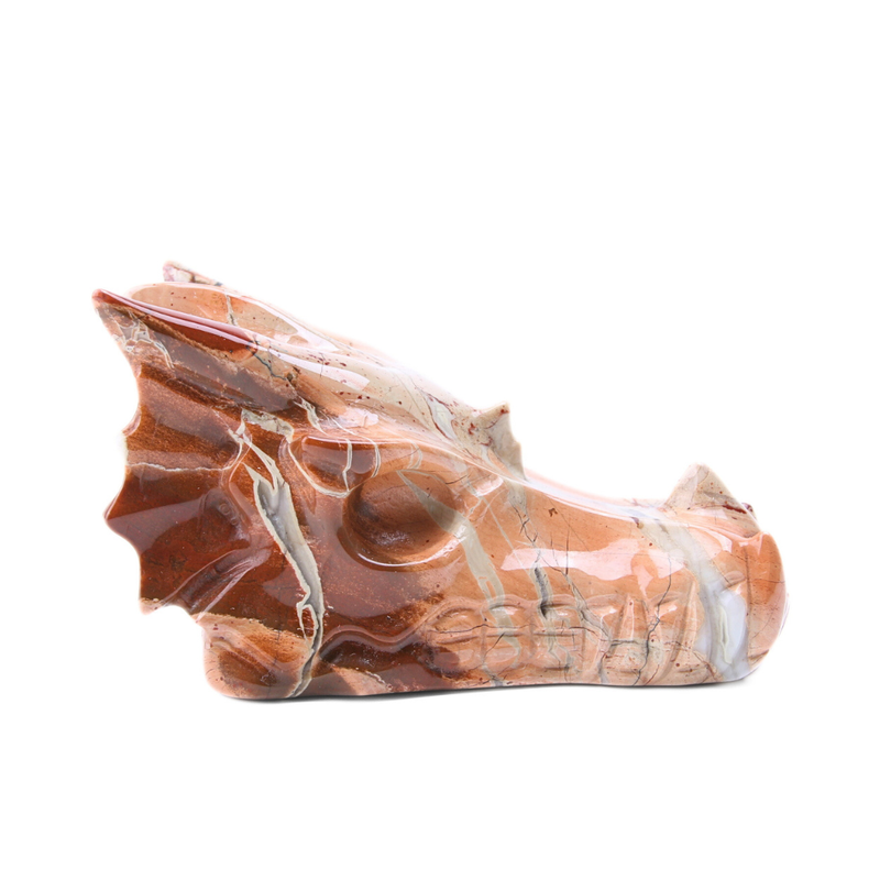 Rode Jaspis Drakenskull - 2