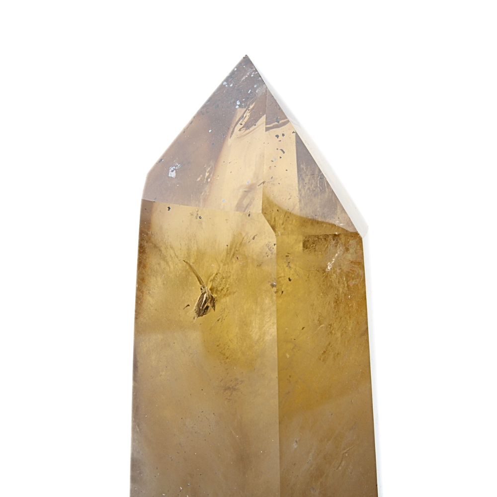 Citrien met Hematiet Punt - 2