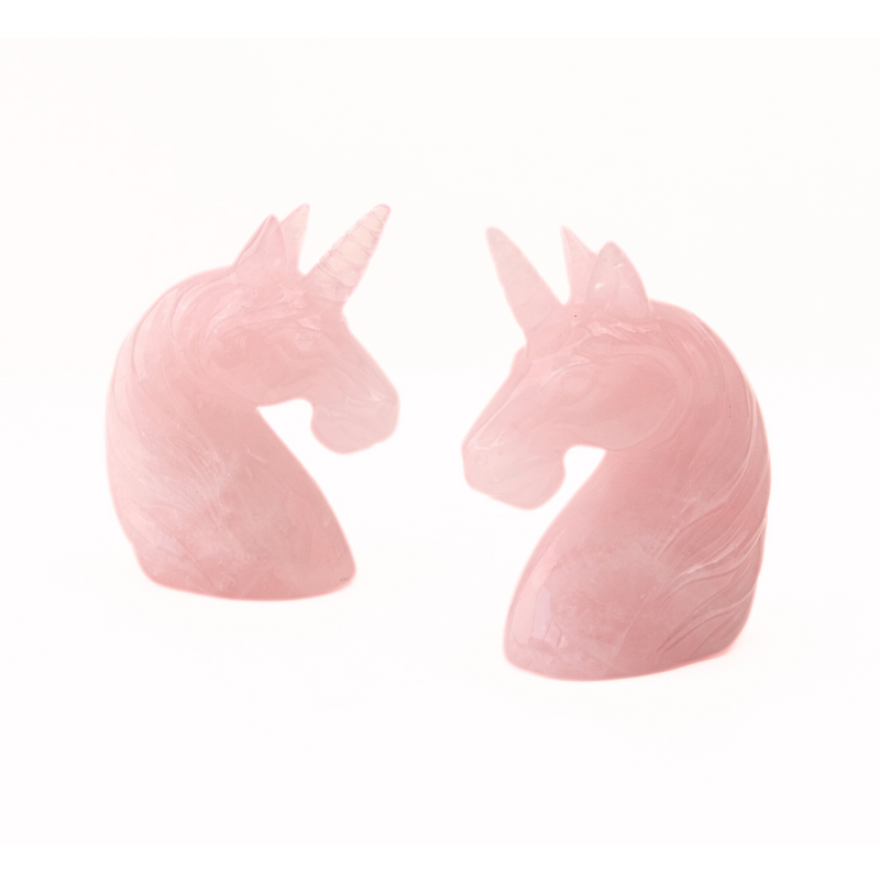 Royaal Rozenkwarts Eenhoornhoofd