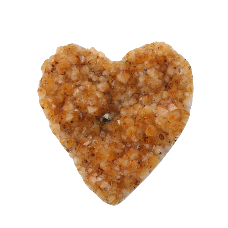 Gebrande Amethist - ‘Citrien’ Ruw Hart – 6