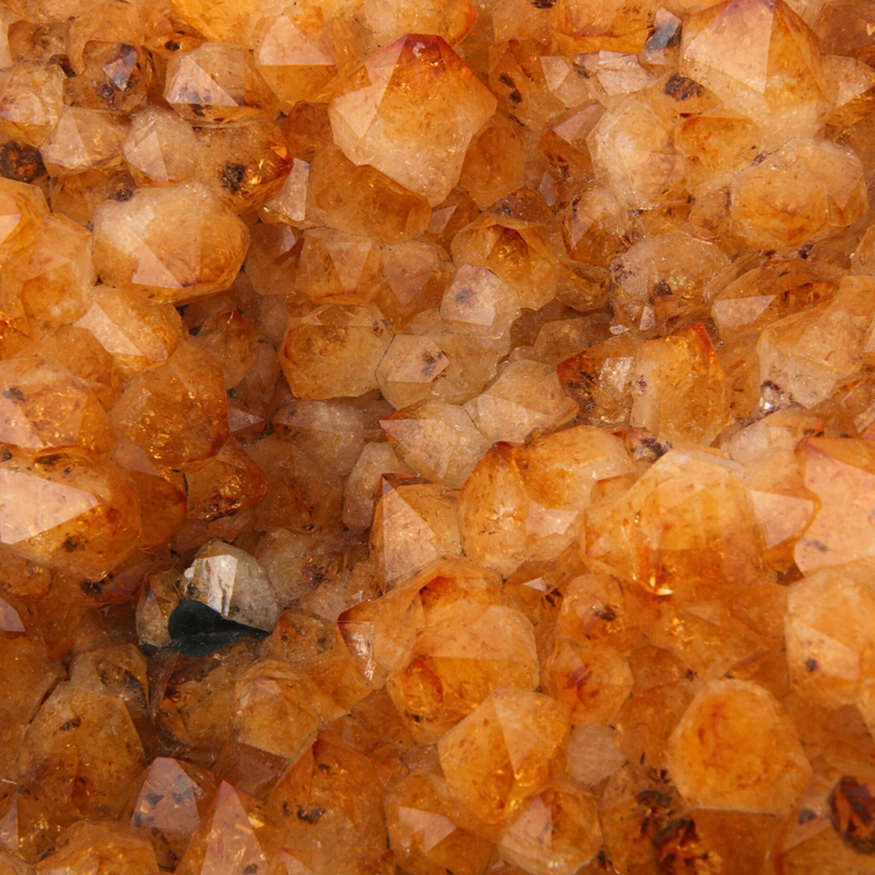 Gebrande Amethist - ‘Citrien’ Ruw Hart – 6