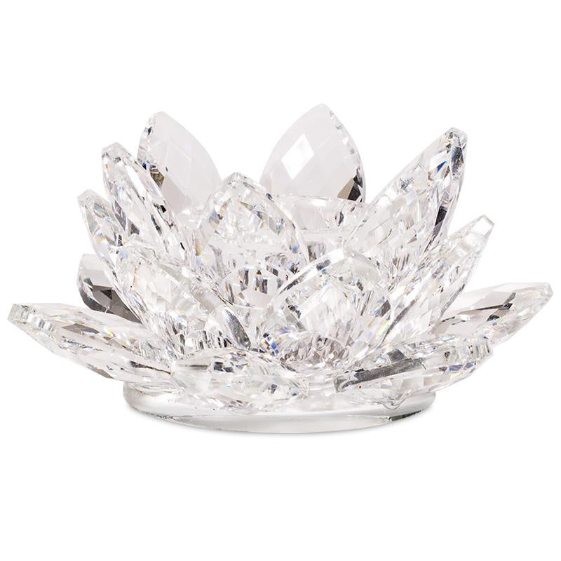 Lotus kaarshouder kristal S